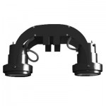 CLE Strahler mit B�gel HACA DUO A CDM-T Highspeed 2x 35W schwarz