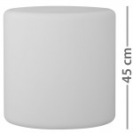 Zylinderleuchte SIT IN Lichtobjekt  E27 20W weiss opal matt