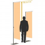CLE Poster Display silbergrau