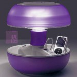 iPhone Tischleuchte JOYO LIGHTCOLORS lila mit USB 