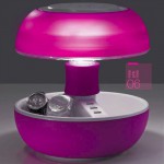 iPhone Tischleuchte JOYO LIGHTCOLORS rosa mit USB 