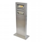 CLE ALUTEC Design Wegeleuchte I Outdoor 2x 3W Citizen LED warmweiss
