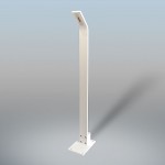 CLE LED Wegeleuchte Bend Maxi Outdoor 3W Citizen LED warmweiss